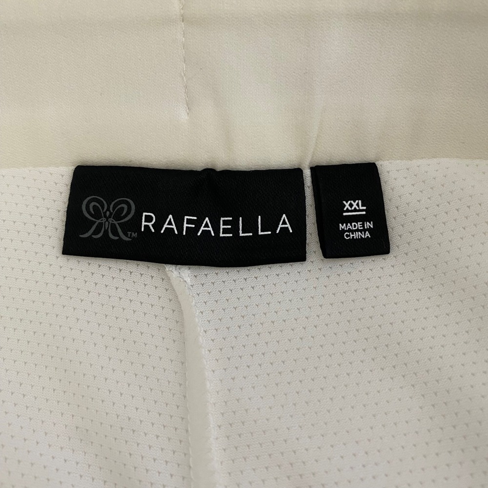 NWOT Rafaella White Skort XXL Golf Activewear Womens Pull‎ On Skirt Shorts - Picture 4 of 10